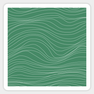 Abstract Waves Sticker